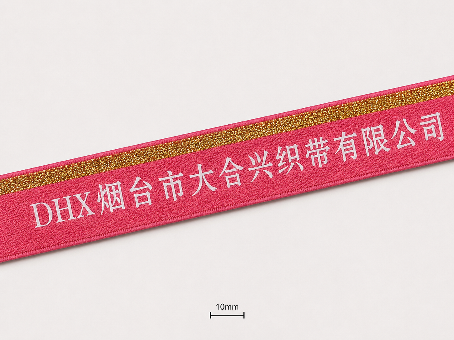Elastic tape Nylon Woven Metal yarn Screen print