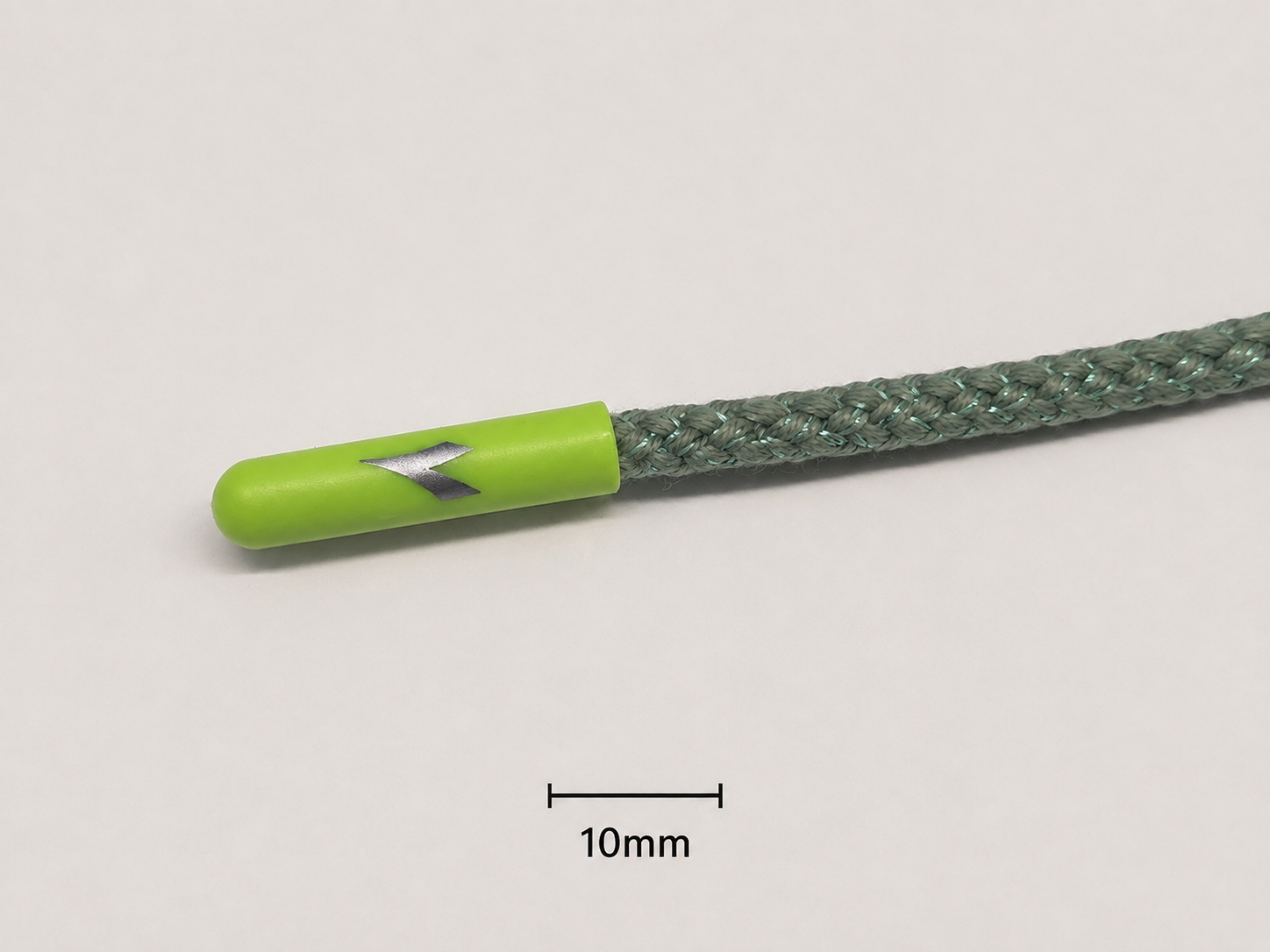 Round cord Polyester Braided Plastic tip